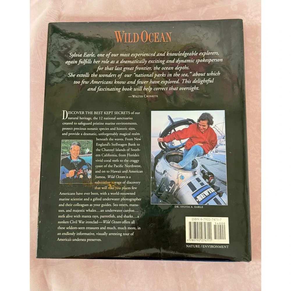 Wild Ocean Americas Parks Under the Sea Sylvia Earle National Geographic Book